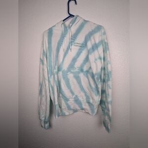 Nwot spiritual Gangster blue tie dye hoodie